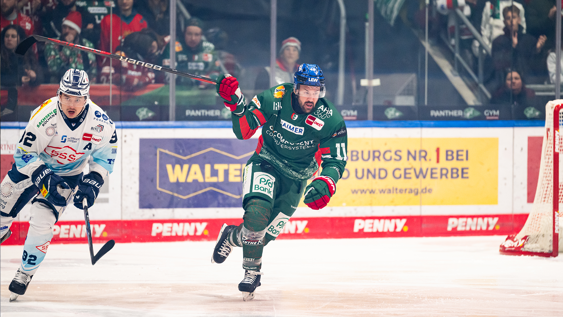 Augsburger Panther gg. Dresdner Eislöwen